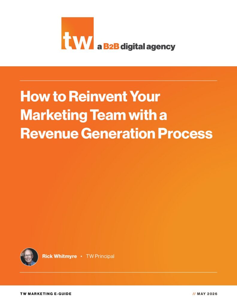 How to Reinvent Your Marketing Team with a Revenue Generation Process